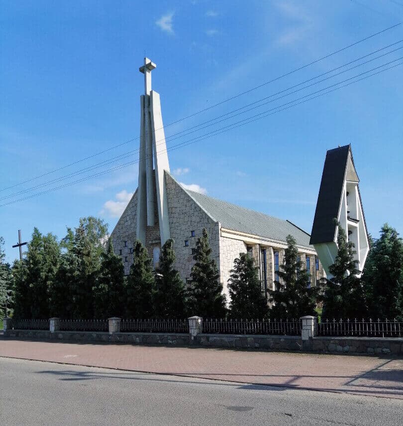 Kościół Bierwce Zewnątrz